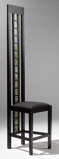 Ladderblack_chair_with_ferns_side_view_main